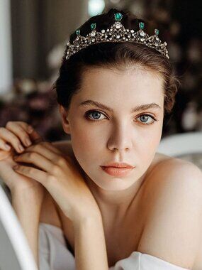 Queen Crown for Women Crystal Princess Tiaras Rhinestone Wedding Tiara